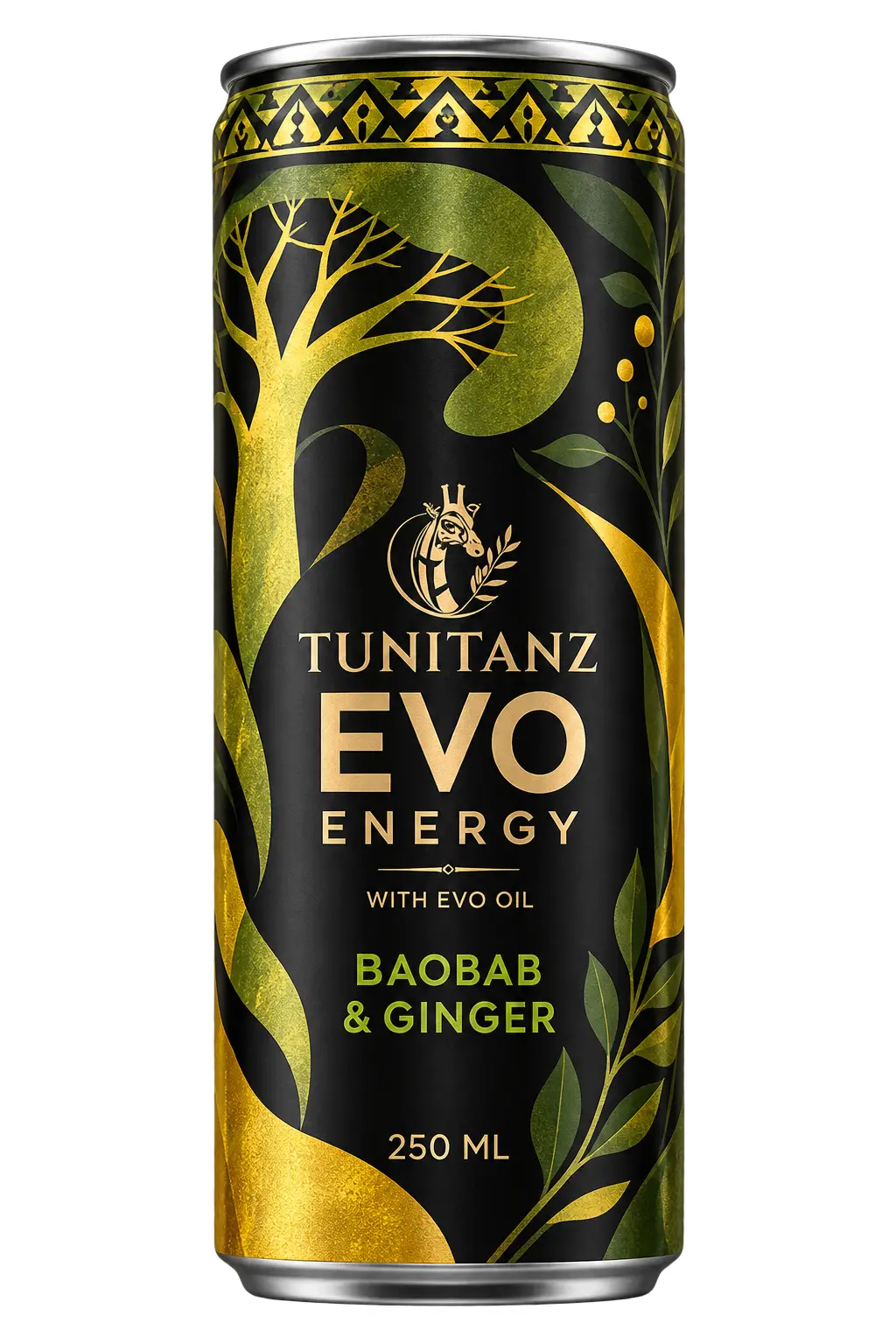 Lattina slim TuniTanz EVO Energy Baobab & Ginger da 250 ml