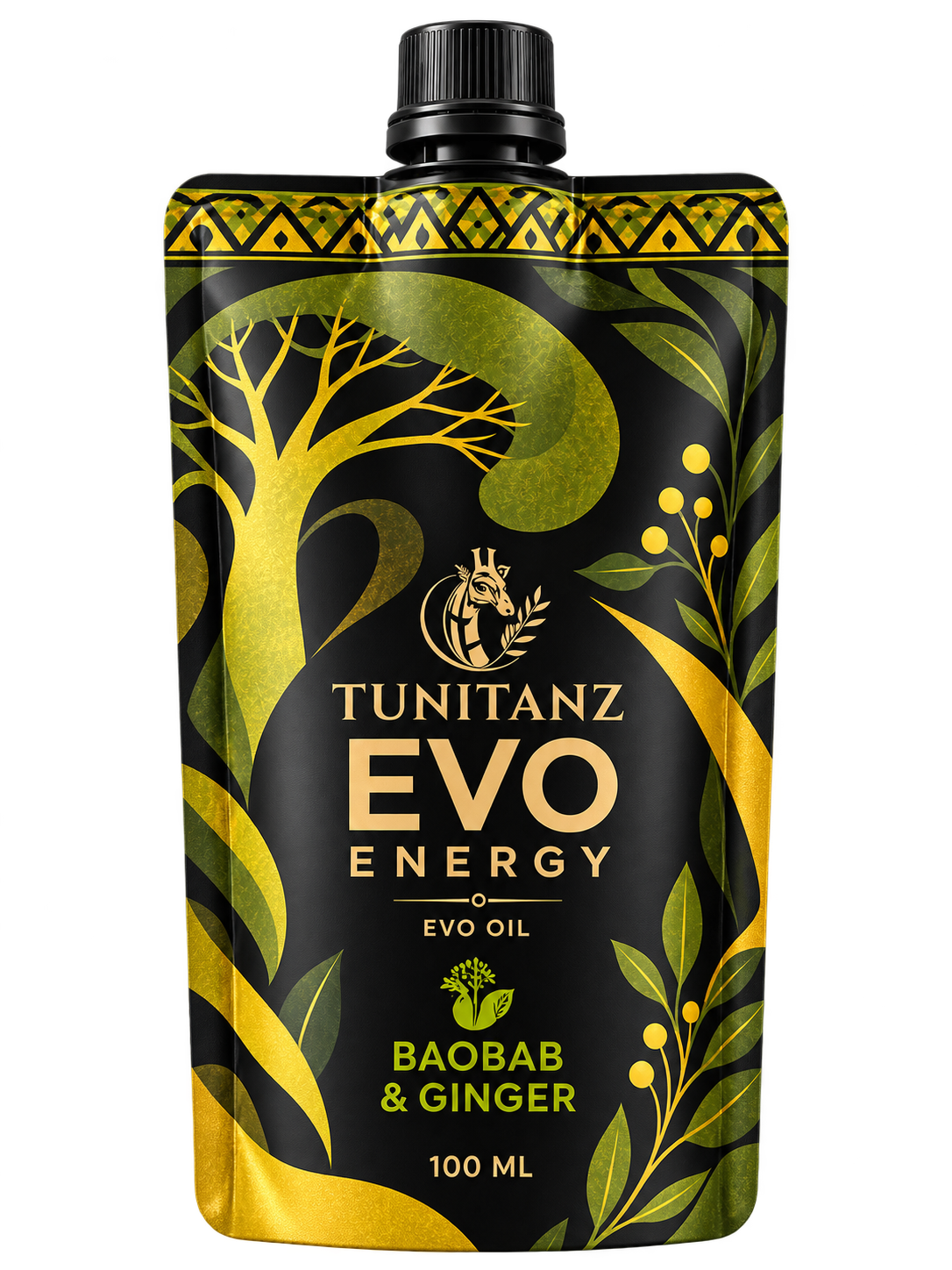Pouch TuniTanz EVO Energy Baobab & Ginger da 100 ml